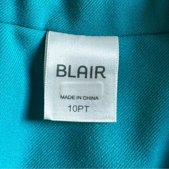 Blair Blaizer Coat Woman’s Size 10PT Two Pockets Blue - Picture 5 of 10